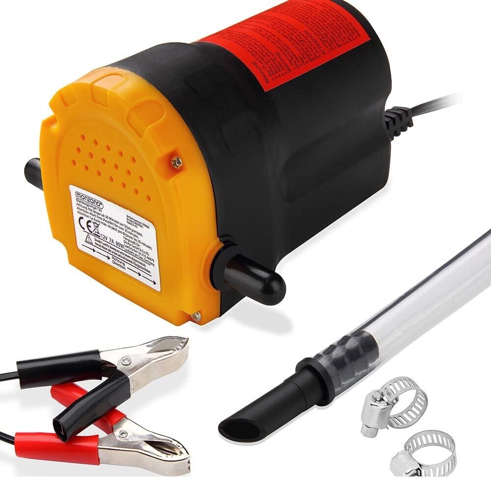 Electric Oil Extractor Pump 12V – Portable Oil Siphon Pump for Cars, Boats, and Machinery Maintenance