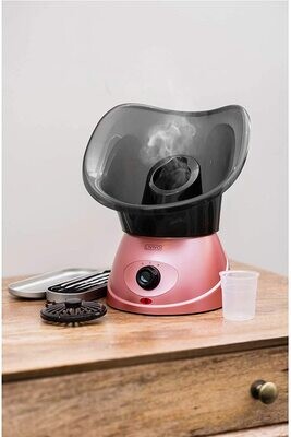 Facial Spa Steamer Inhaler With Aromatherapy DiffuserFacial Spa Steamer Inhaler with Aromatherapy Diffuser – Hydrating Skin Care and Relaxation Tool
