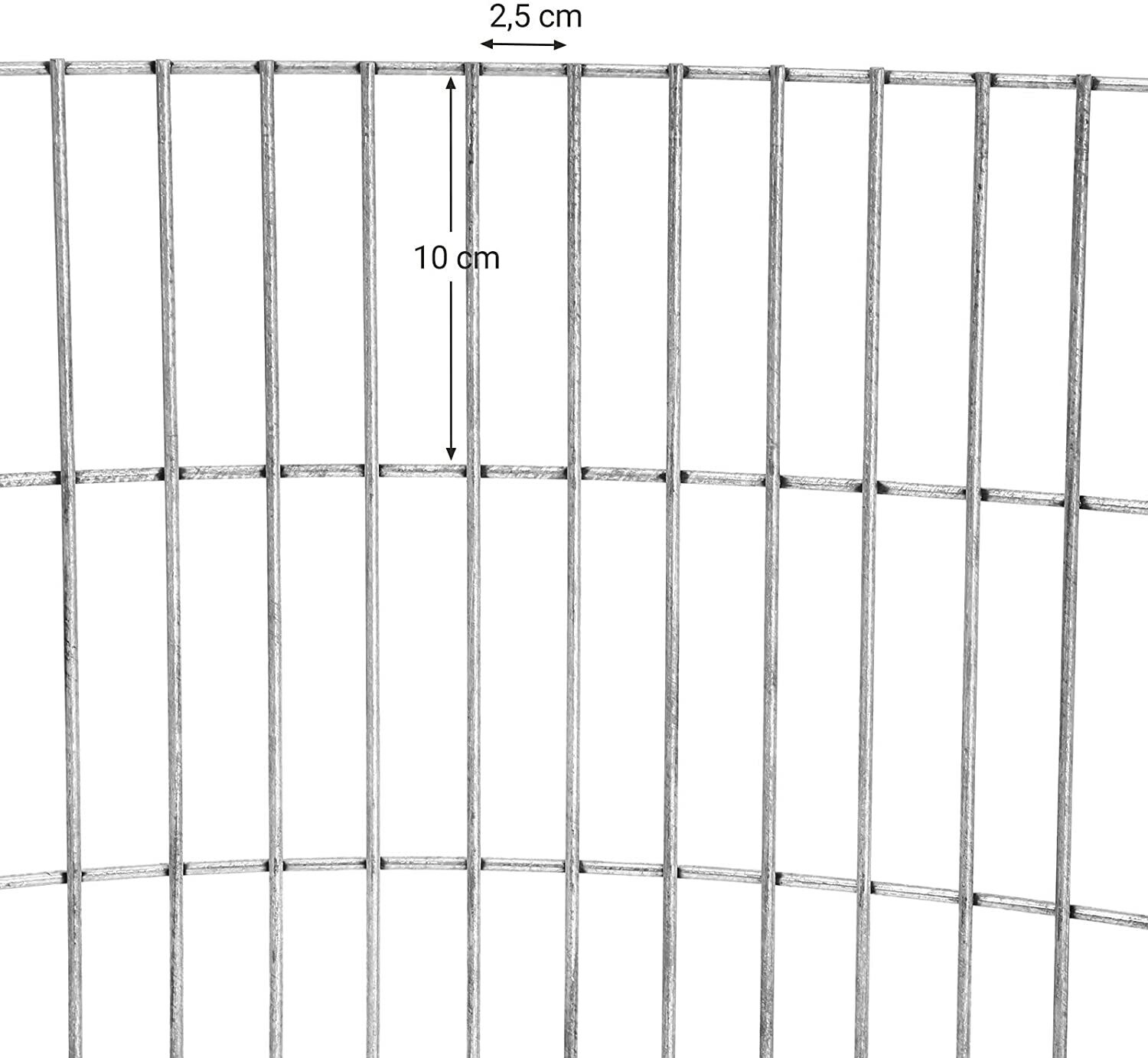 Round ornamental gabions wire fence, made of galvanized steel