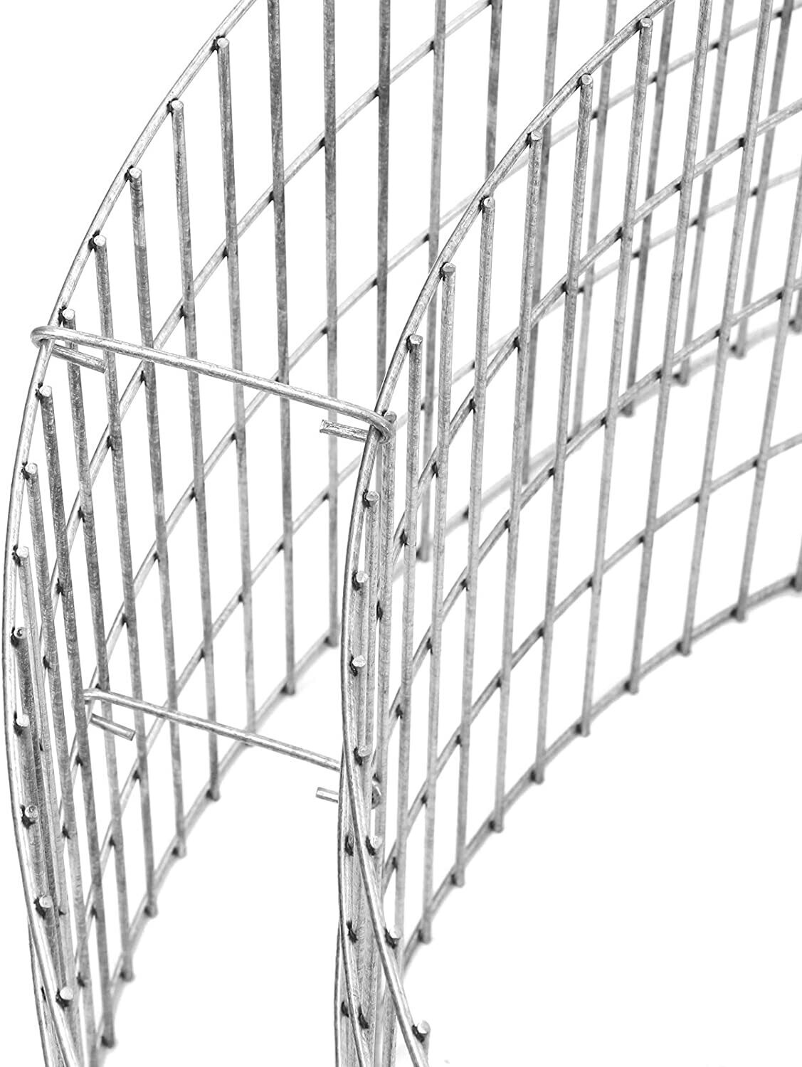 Round ornamental gabions wire fence, made of galvanized steel