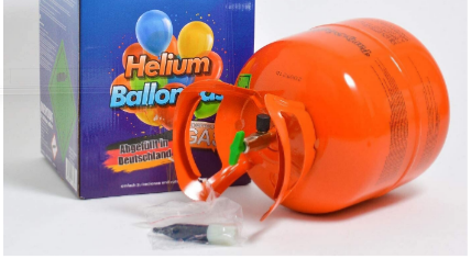 Disposable Helium Gas Cylinder for Filling Balloons – Portable and Easy-to-Use for Parties and Events