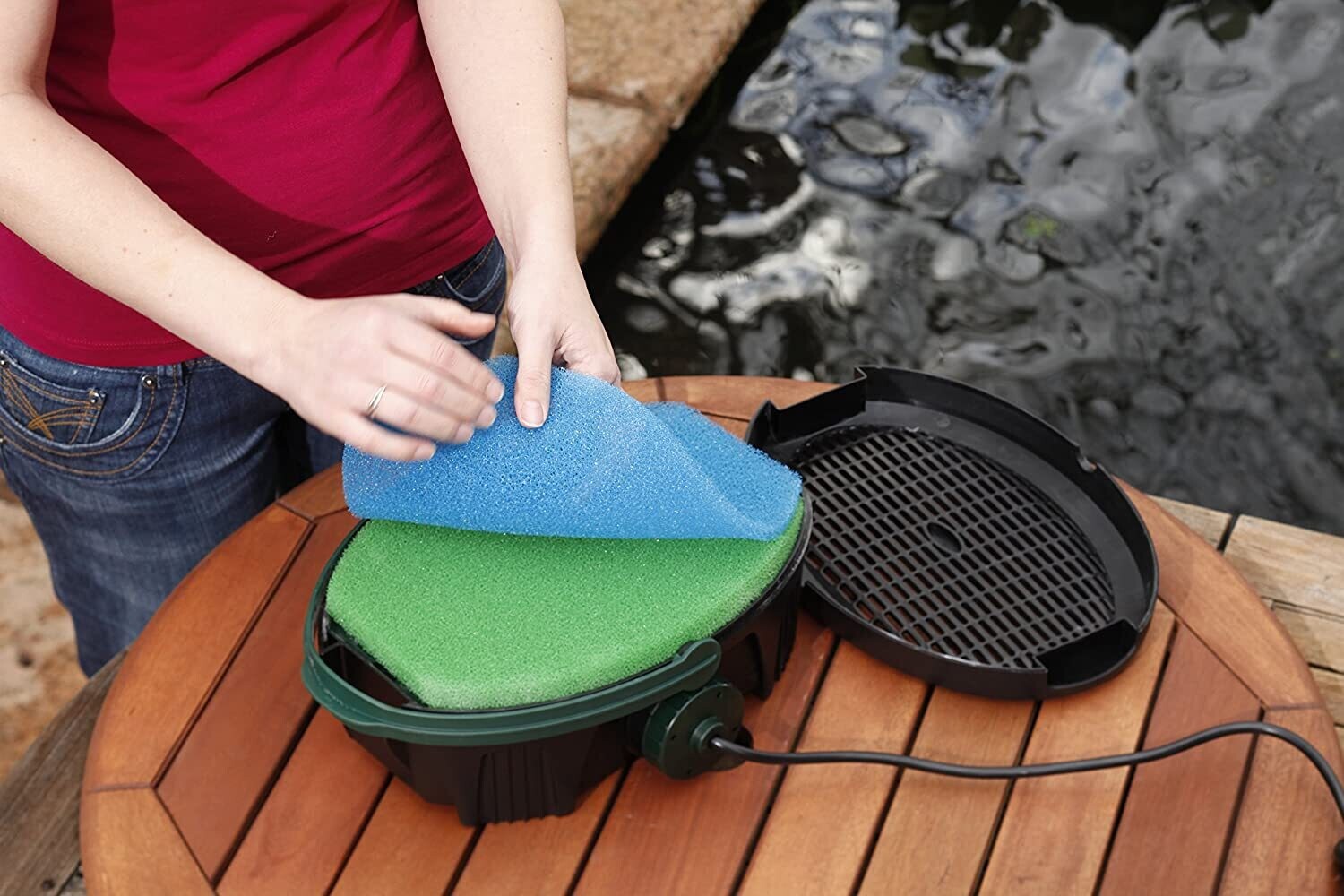 Inpond 6-in-1 Pond Pump and Filter with UV Clarifier for Clear Water and Efficient Pond Filtration