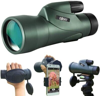 High Definition Monocular Telescope and Fast Smartphone