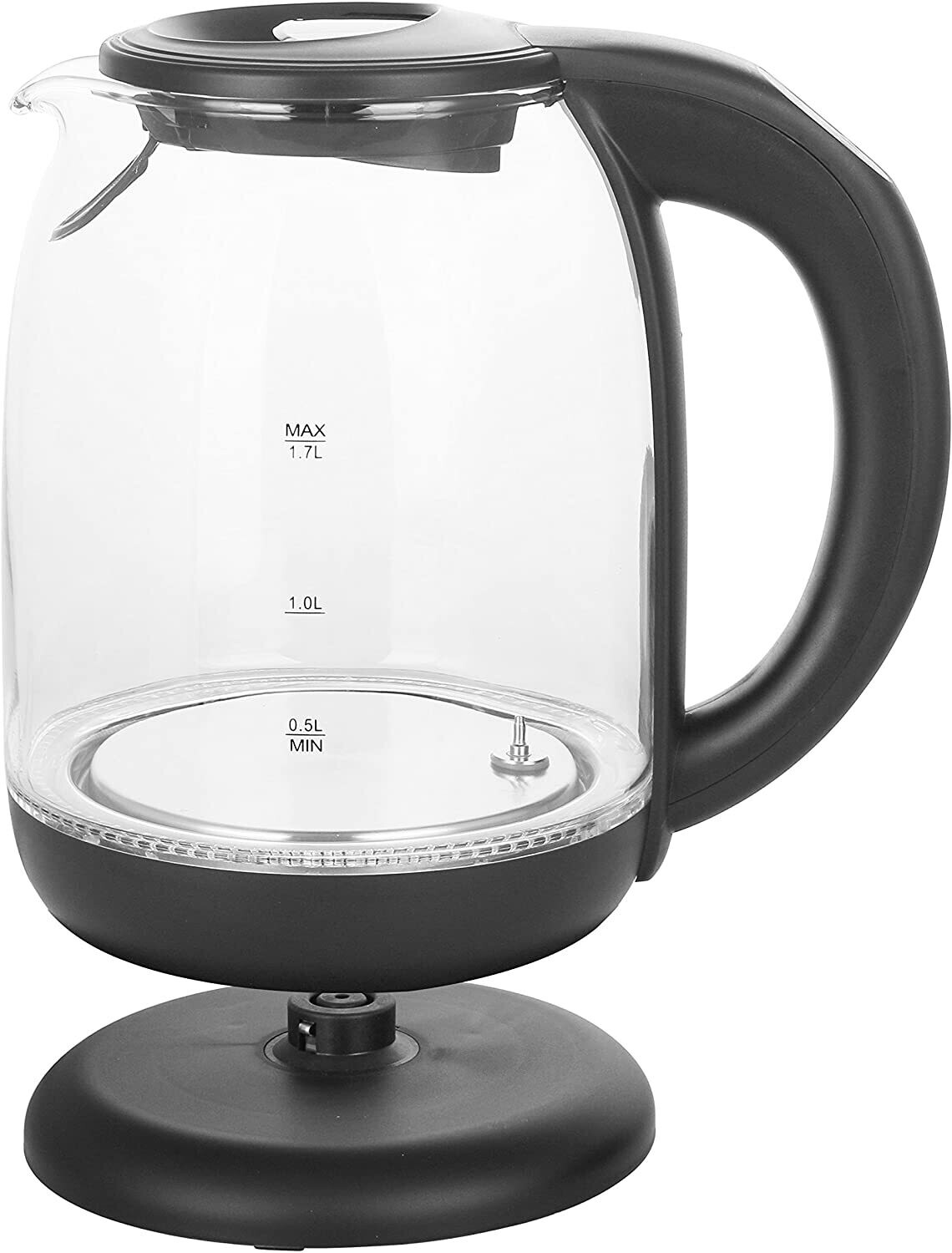 Glass Kettle with Temperature Selection, Electric Hot Water Heater for Brewing Tea and Coffee