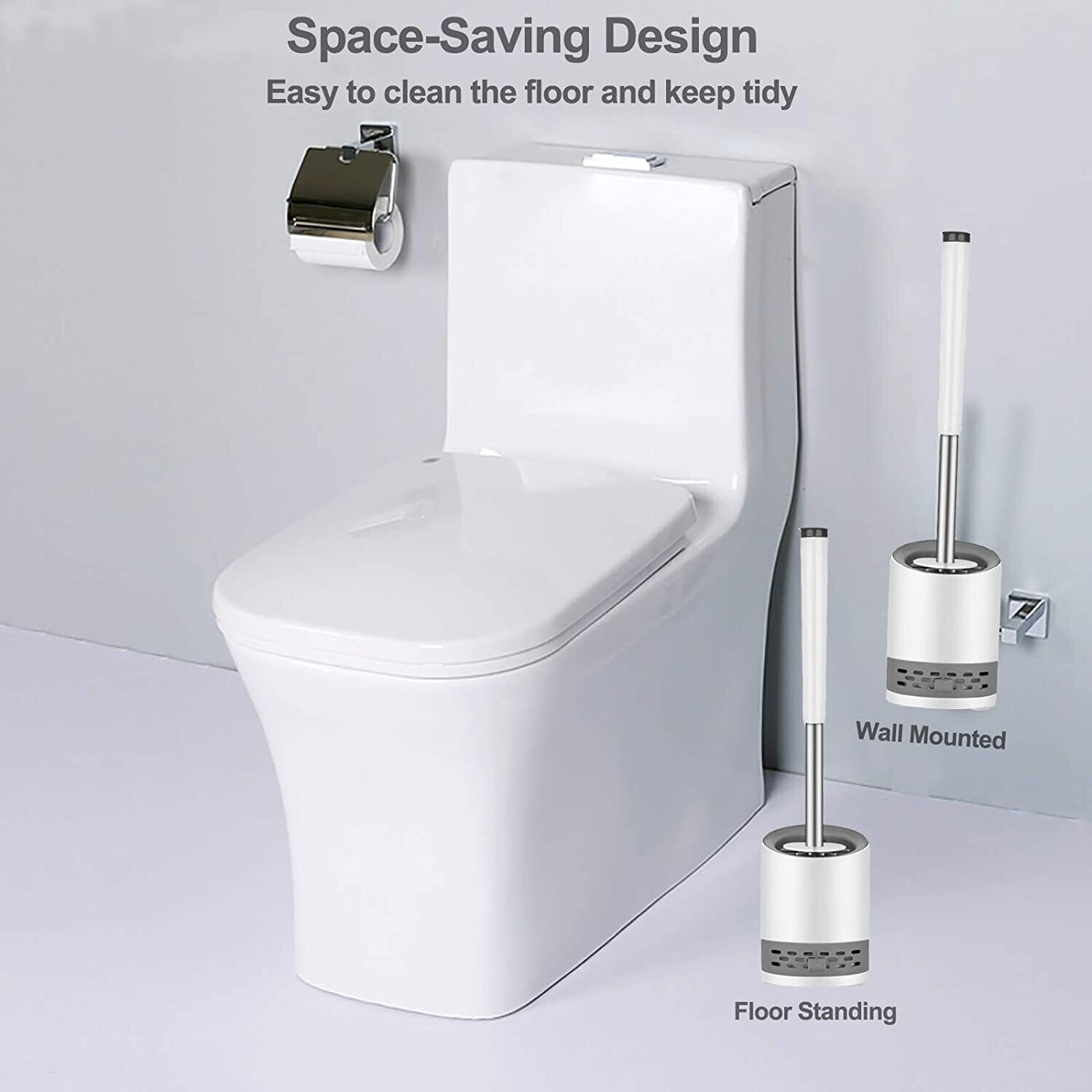 Toilet Brush and Holder Set