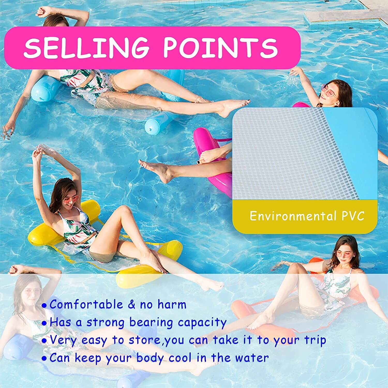 Inflatable Swimming Bed