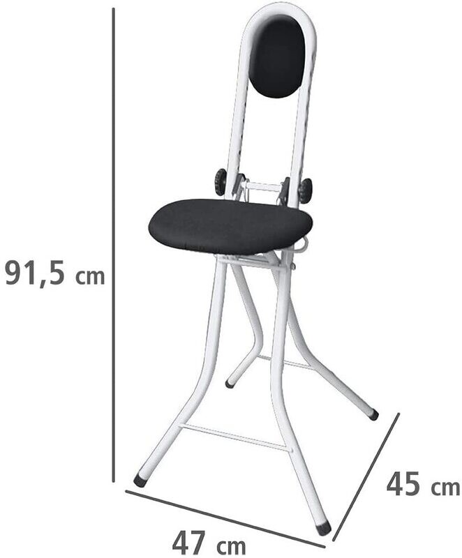 Secura White Standing Aid with Back Cushion