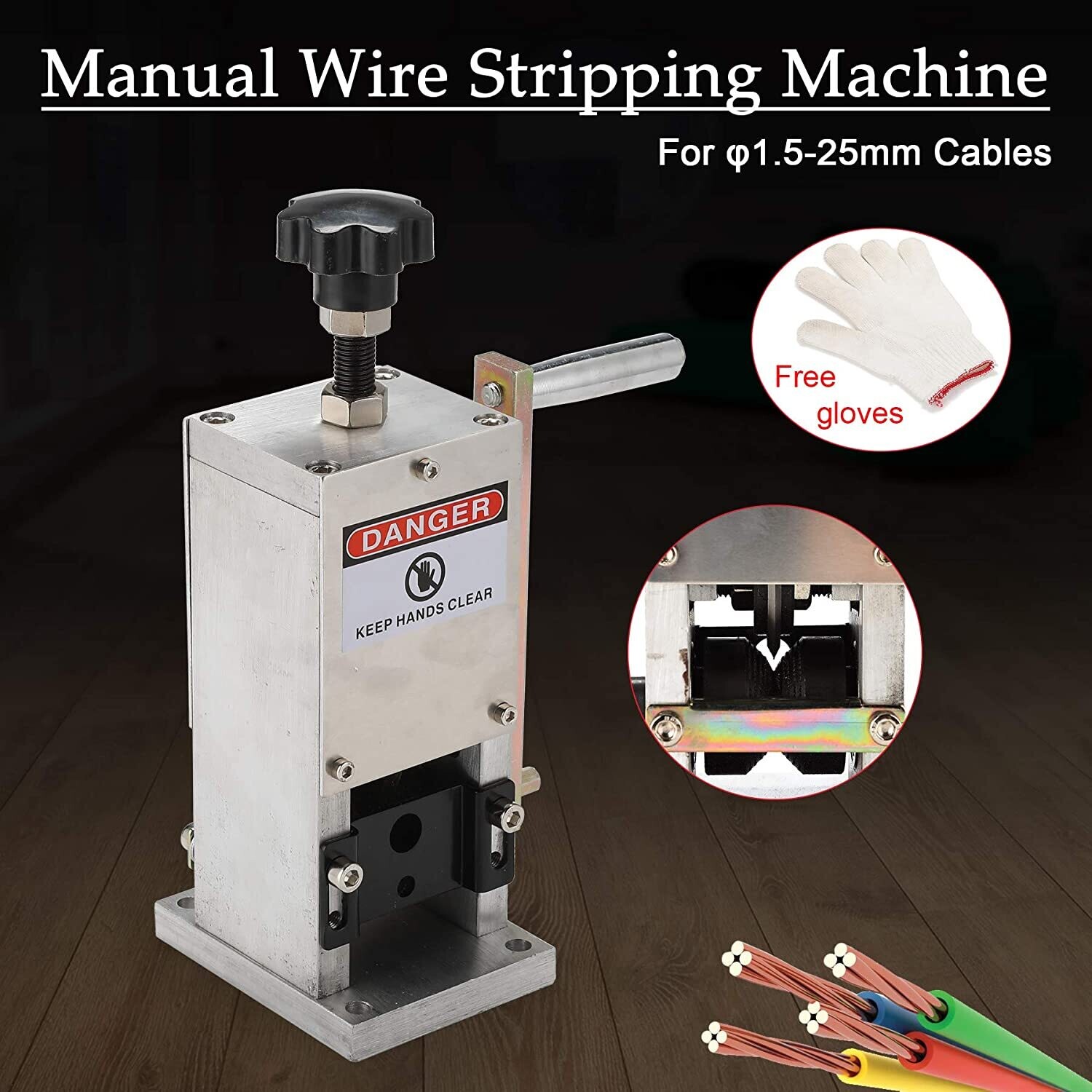 Portable Wire Stripping Hand Tool