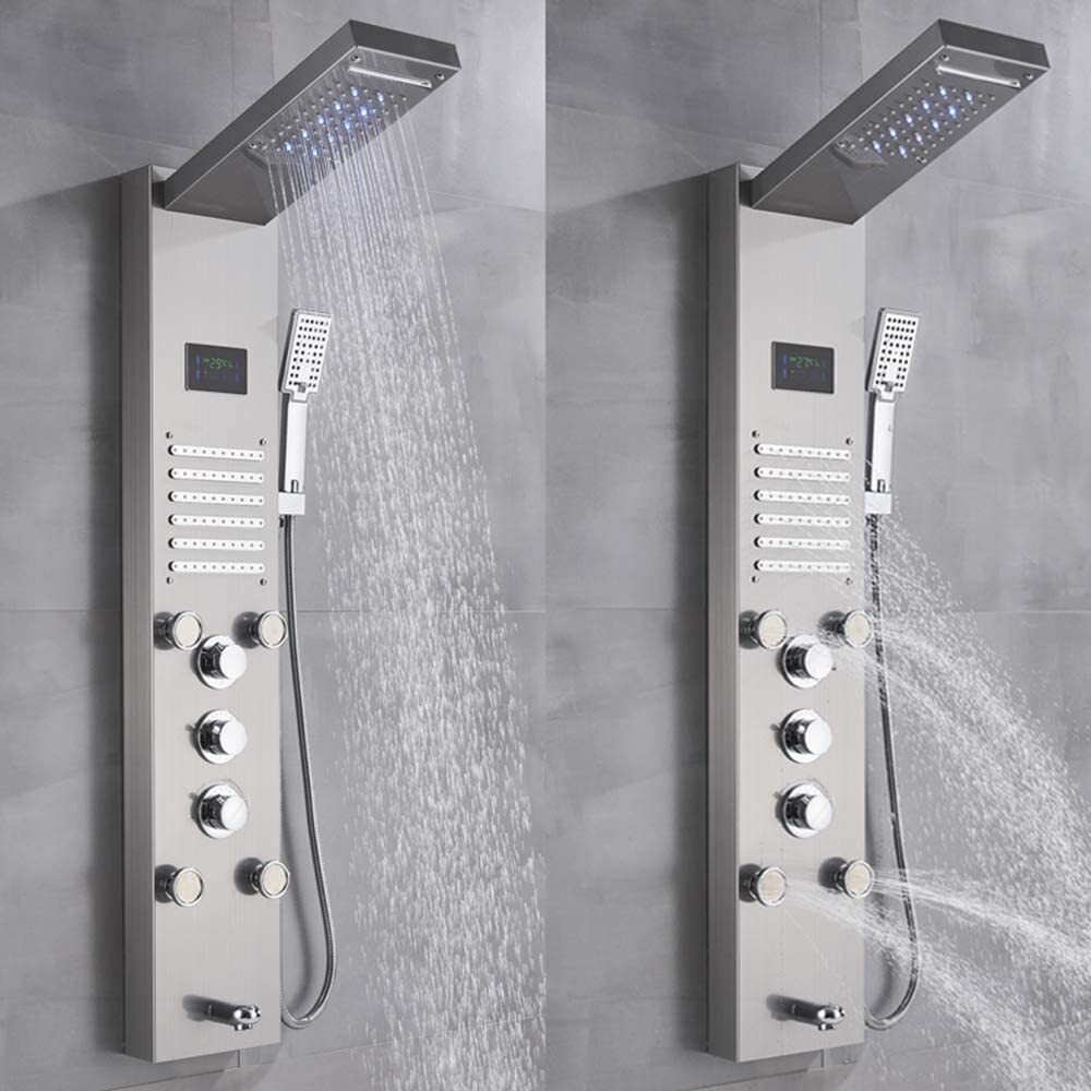 Shower Panel Column Tower Stainless Steel