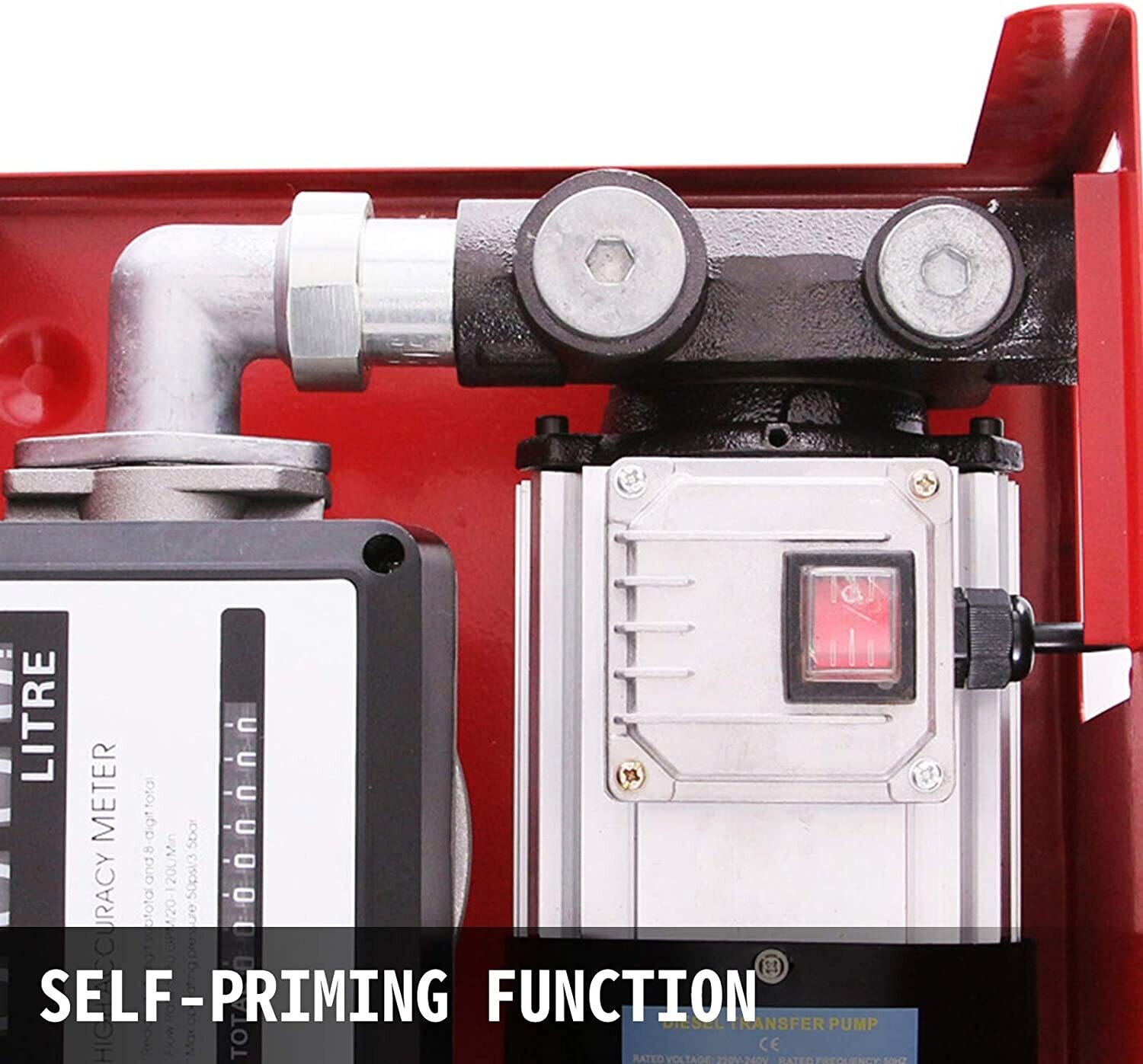 Self-priming diesel pump, 60 L/min, 550 W