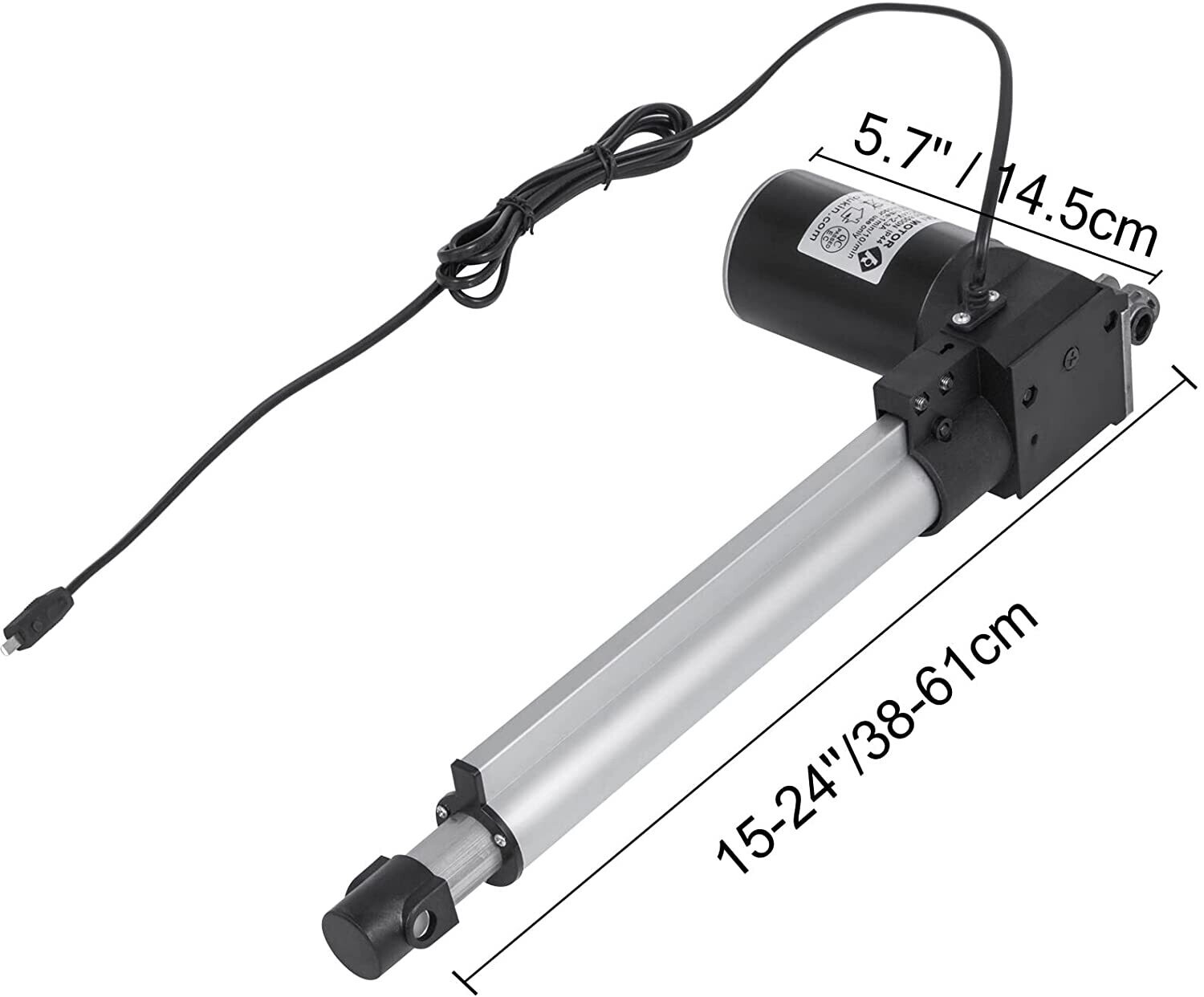 Linear actuator 380-610 mm electric cylinder