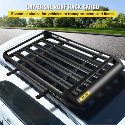 Black Aluminium Roof Rack Basket – Durable and Lightweight Cargo Carrier for Vehicles