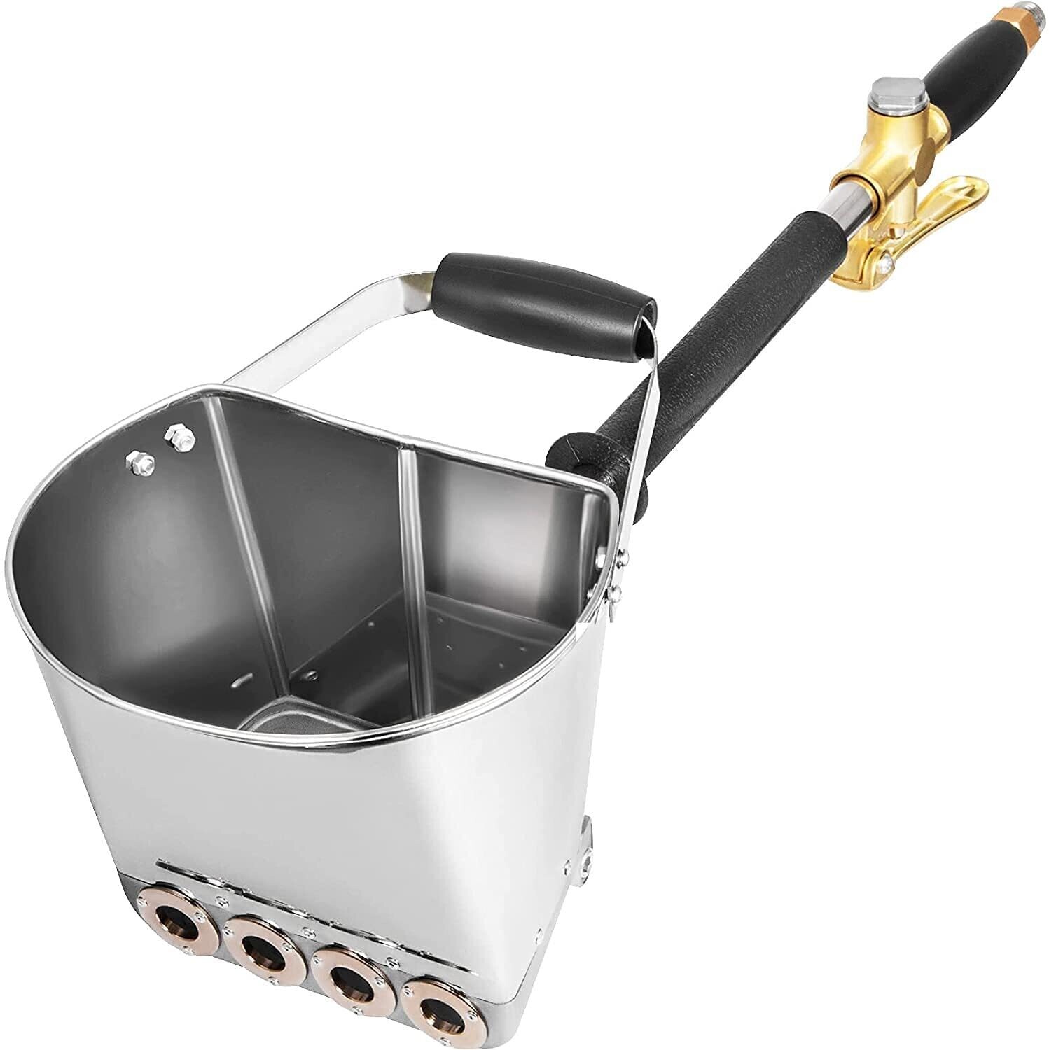 Plaster launcher, compressed air