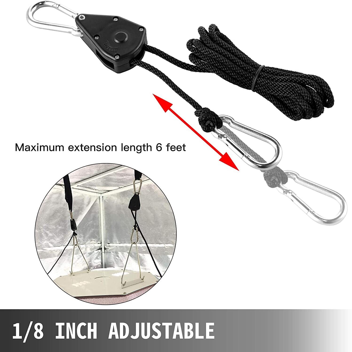 Rope ratchet 12 pairs