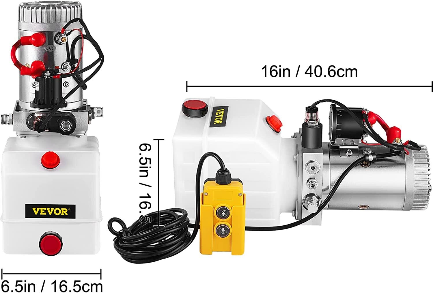 Hydraulic Pump Single-Acting Hydraulic Unit with 4L Reservoir for Lifting and Industrial Applications