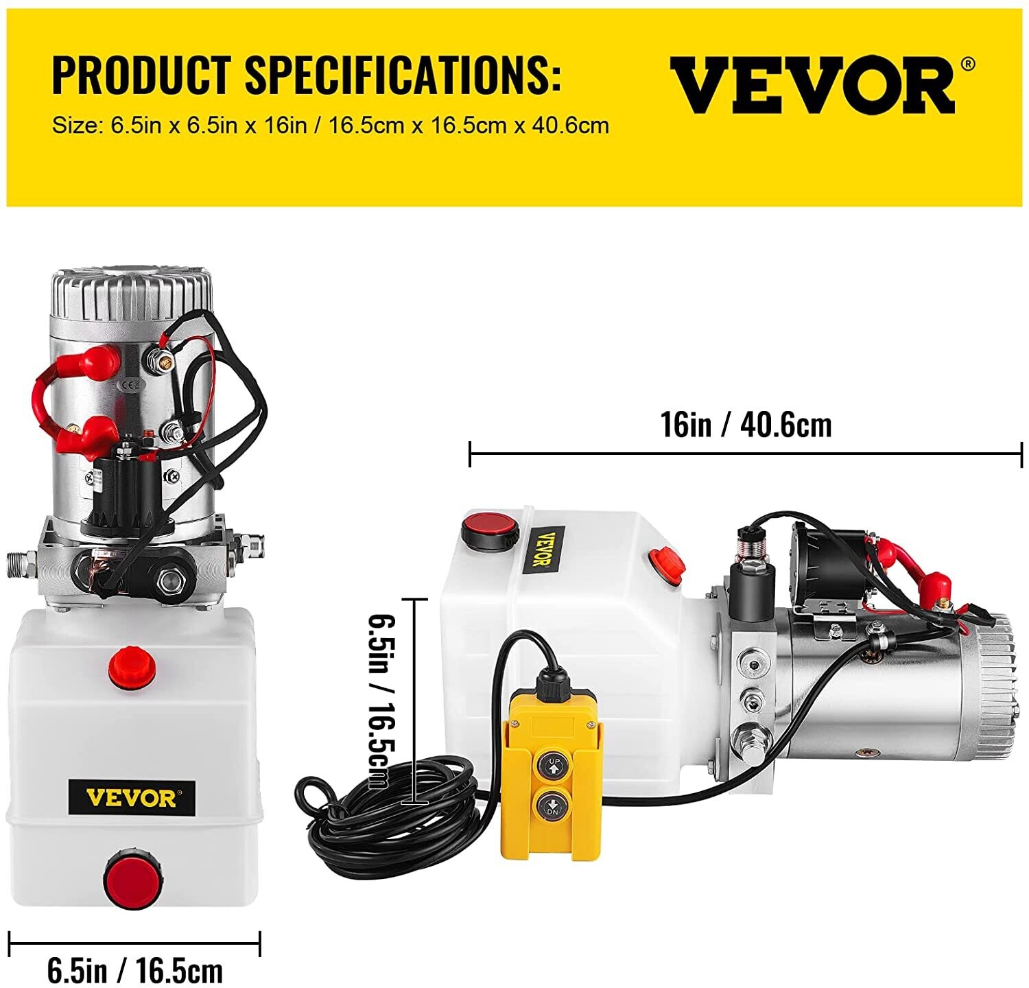 Hydraulic Pump Single-Acting Hydraulic Unit with 4L Reservoir for Lifting and Industrial Applications