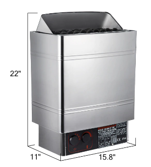 8 KW Electric Sauna Heater Stove + External / Internal Controller