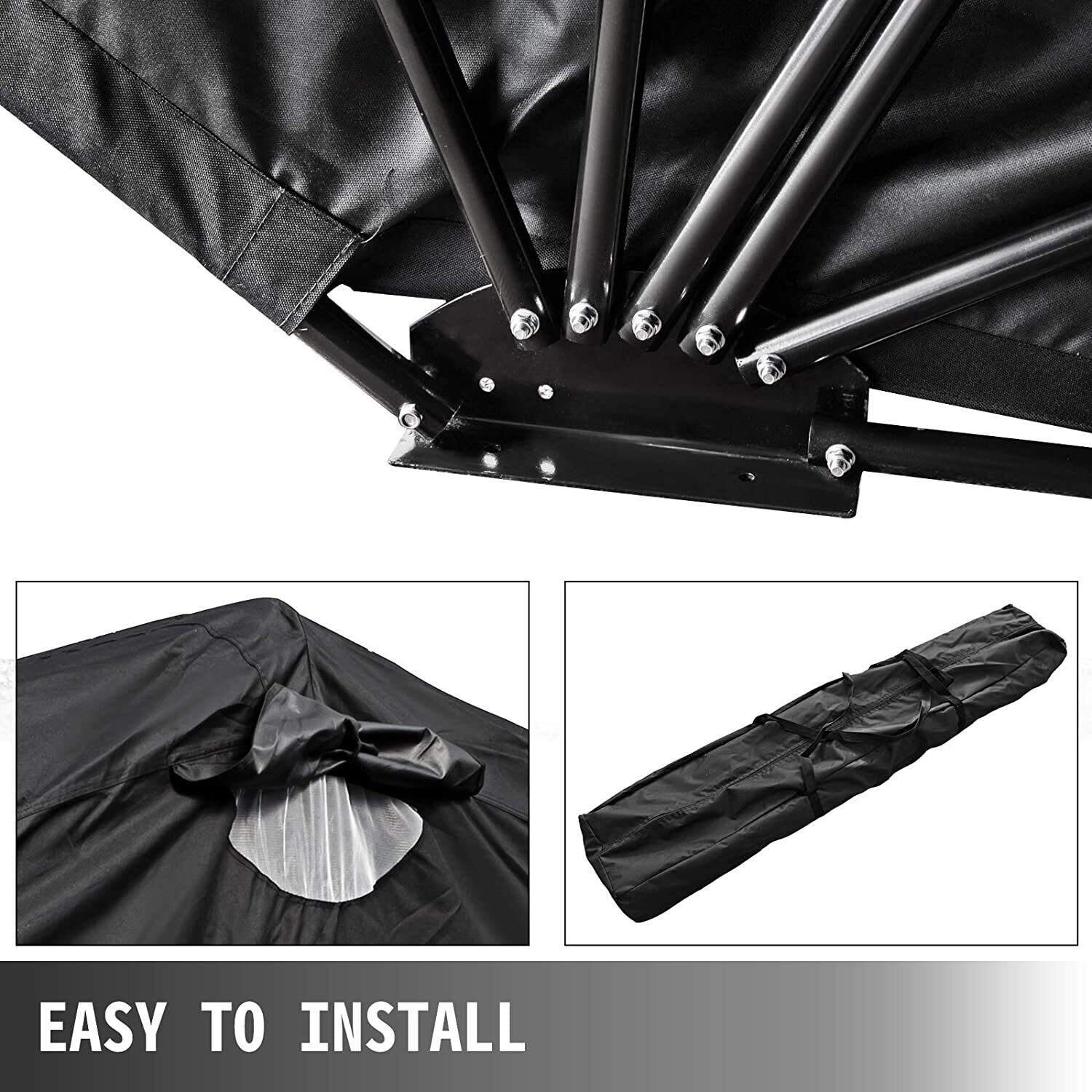 Motorcycle Cover Shelter Storage Waterproof 22mm High