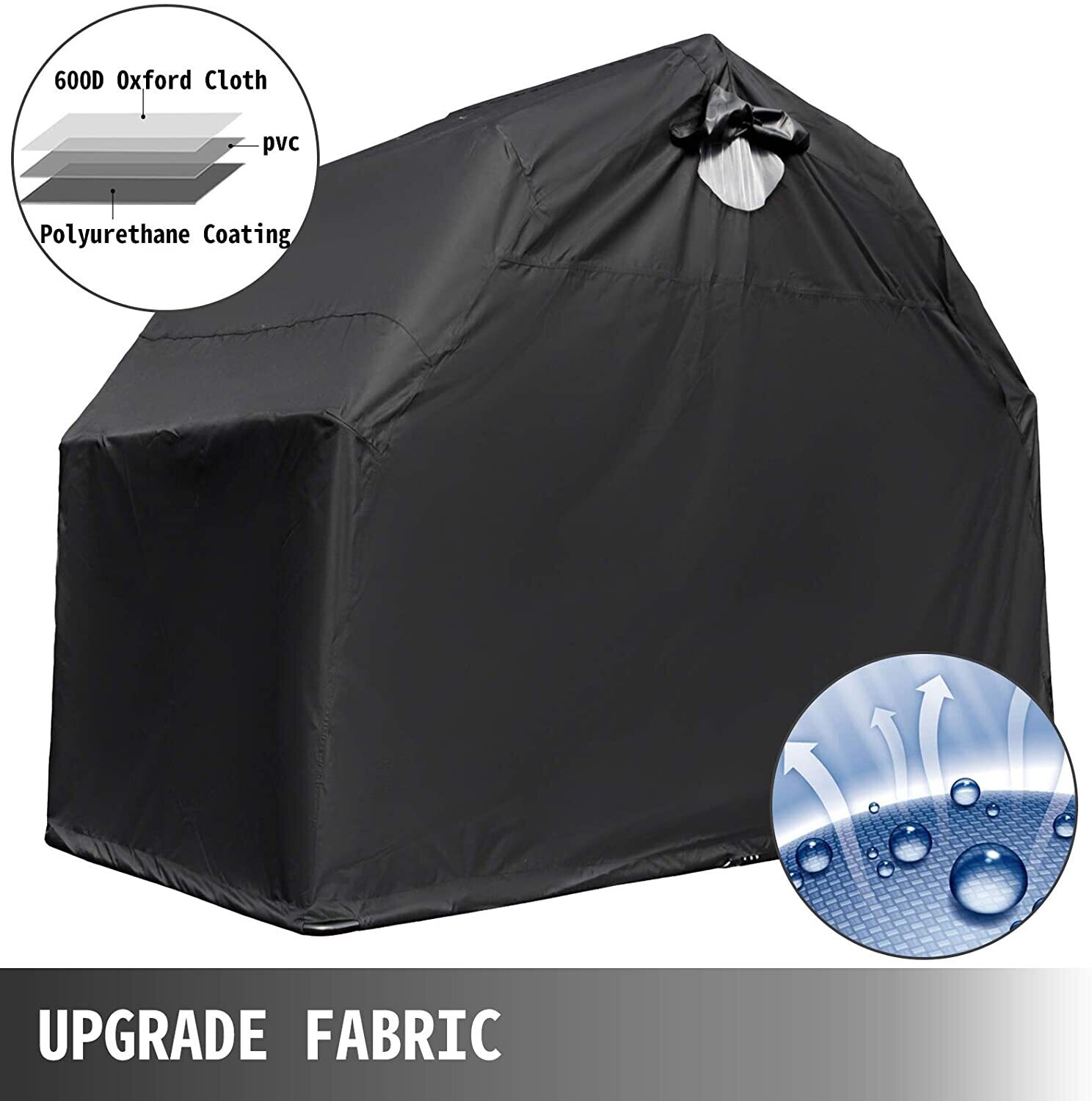 Motorcycle Cover Shelter Storage Waterproof 22mm High