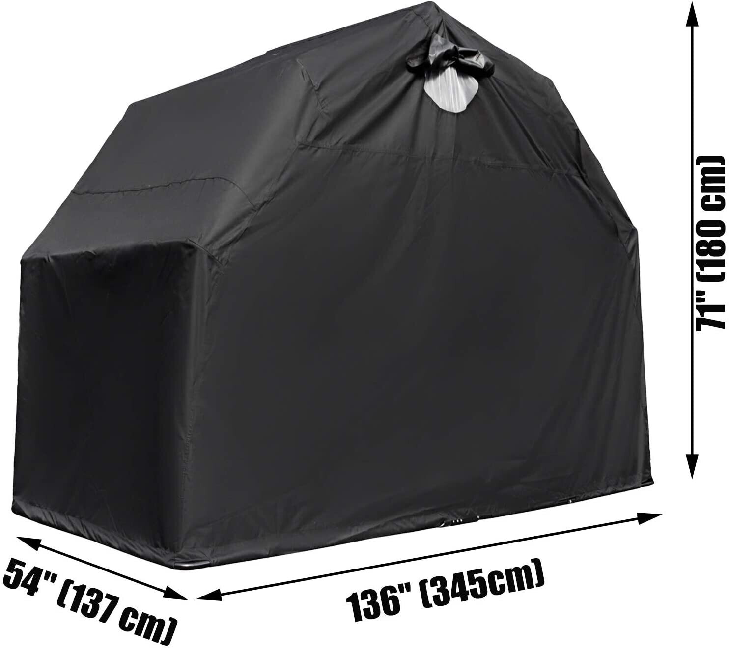 Motorcycle Cover Shelter Storage Waterproof 22mm High