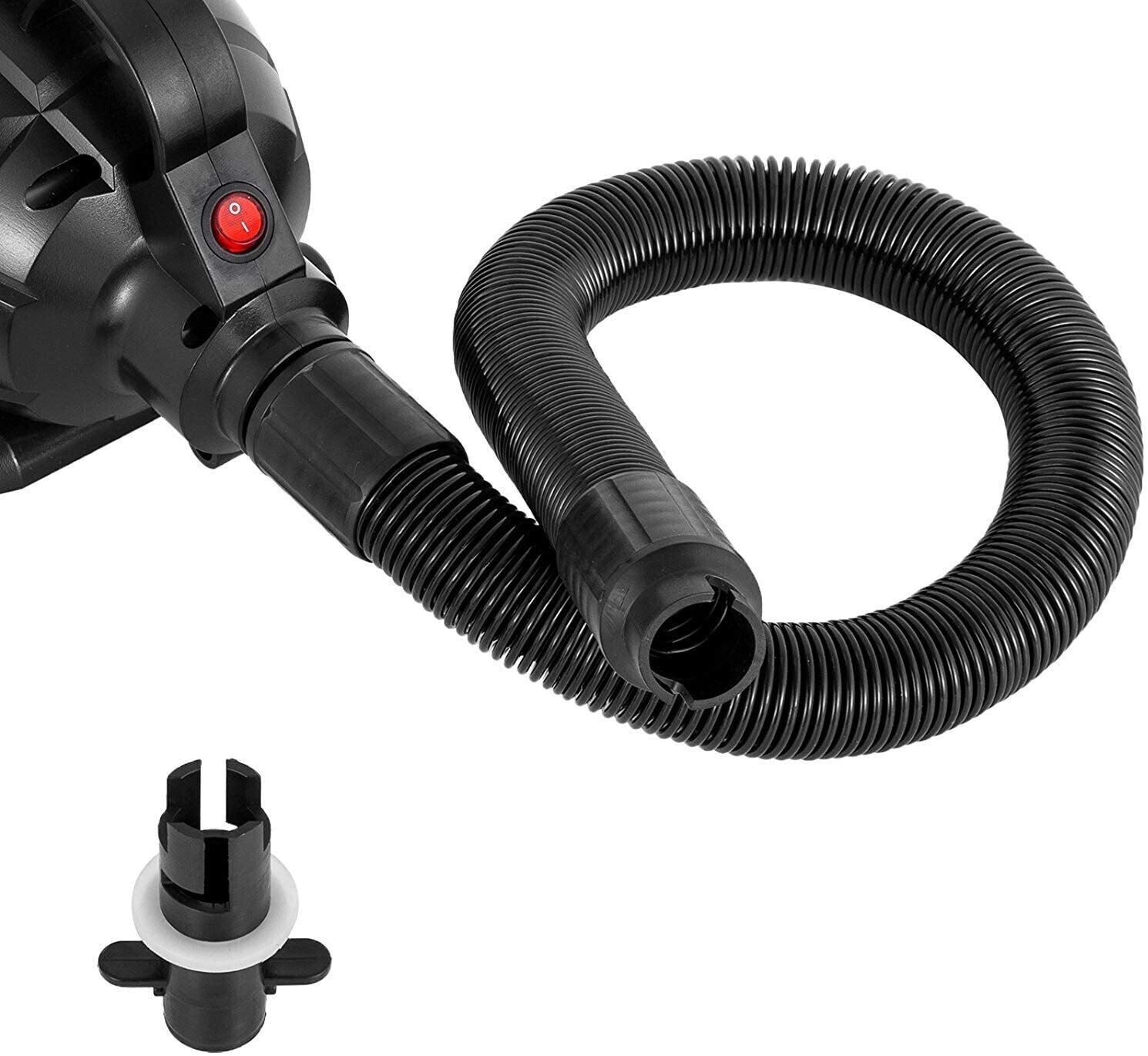 Electric Air Pump with 4 Nozzles – High-Performance Inflator for Air Mattresses, Pools, and Inflatables