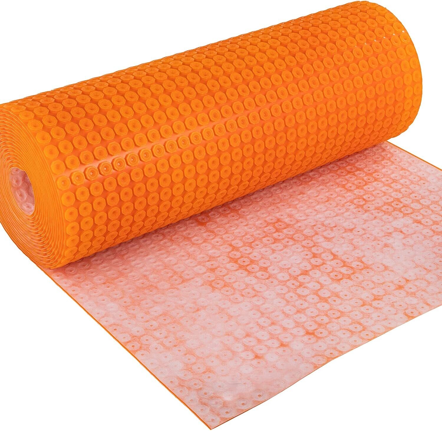 Polyethylene Decoupling Mat 100x1300 cm – 5.5mm Thick Tile Underlayment with 13 m² Coverage, Waterproof Sealing Sheet for Crack Prevention and Sound Insulation