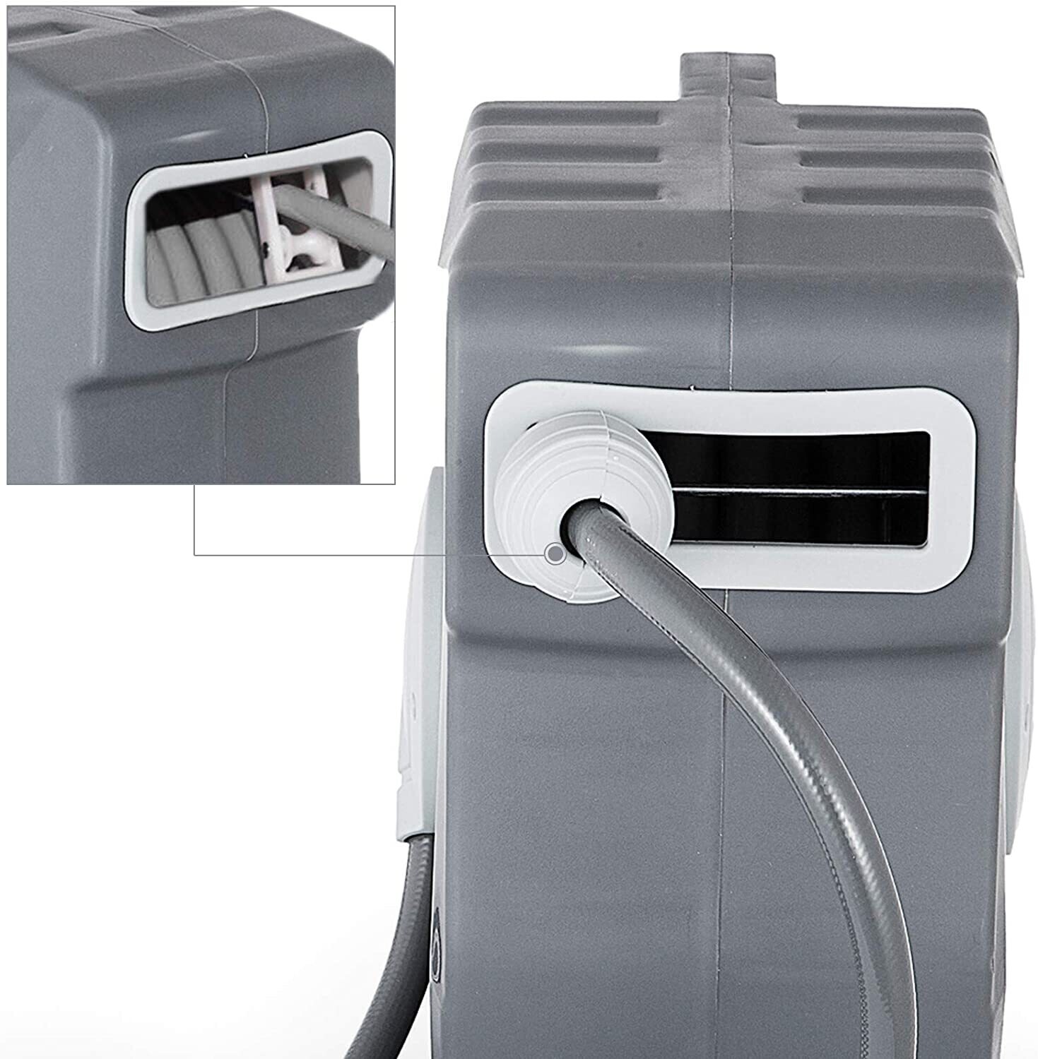 Hose Reel with 20m PVC Hose Box for Garden and Outdoor Watering System