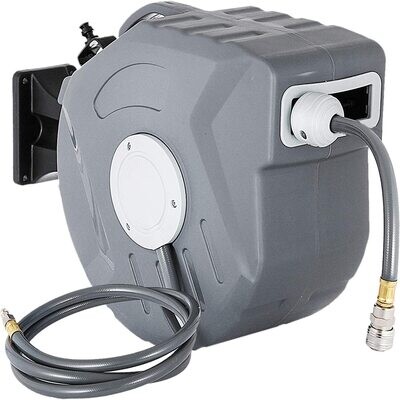 Hose Reel with 20m PVC Hose Box for Garden and Outdoor Watering System