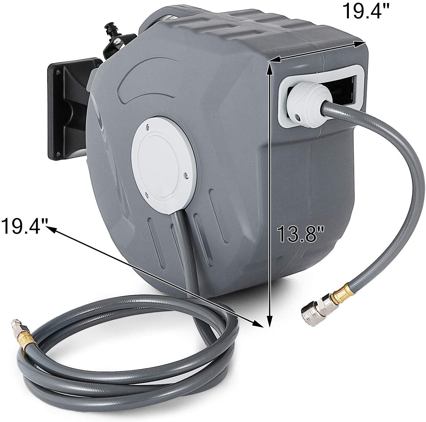 Hose Reel with 20m PVC Hose Box for Garden and Outdoor Watering System