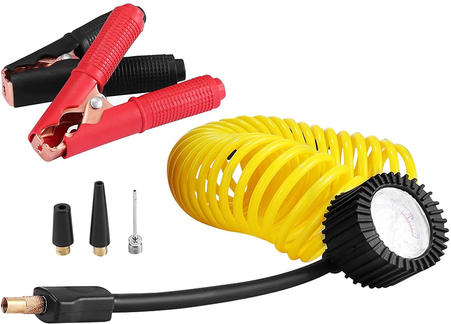 High Pressure Air Pump 12V Portable Compressor for Tires, Inflatables, and Vehicles