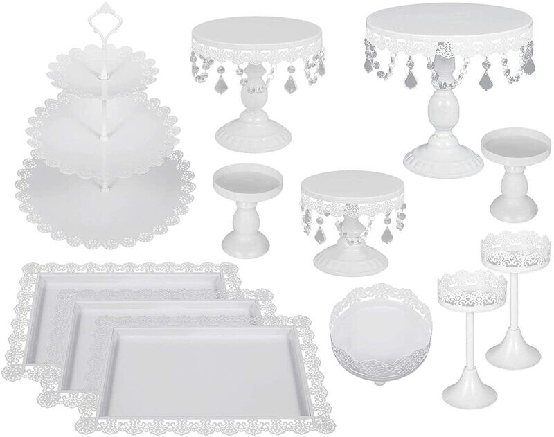 Set of 12 Cake Stand Vintage Wedding