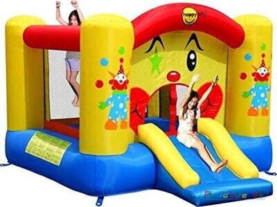 Clown Bouncy Castle and Slide