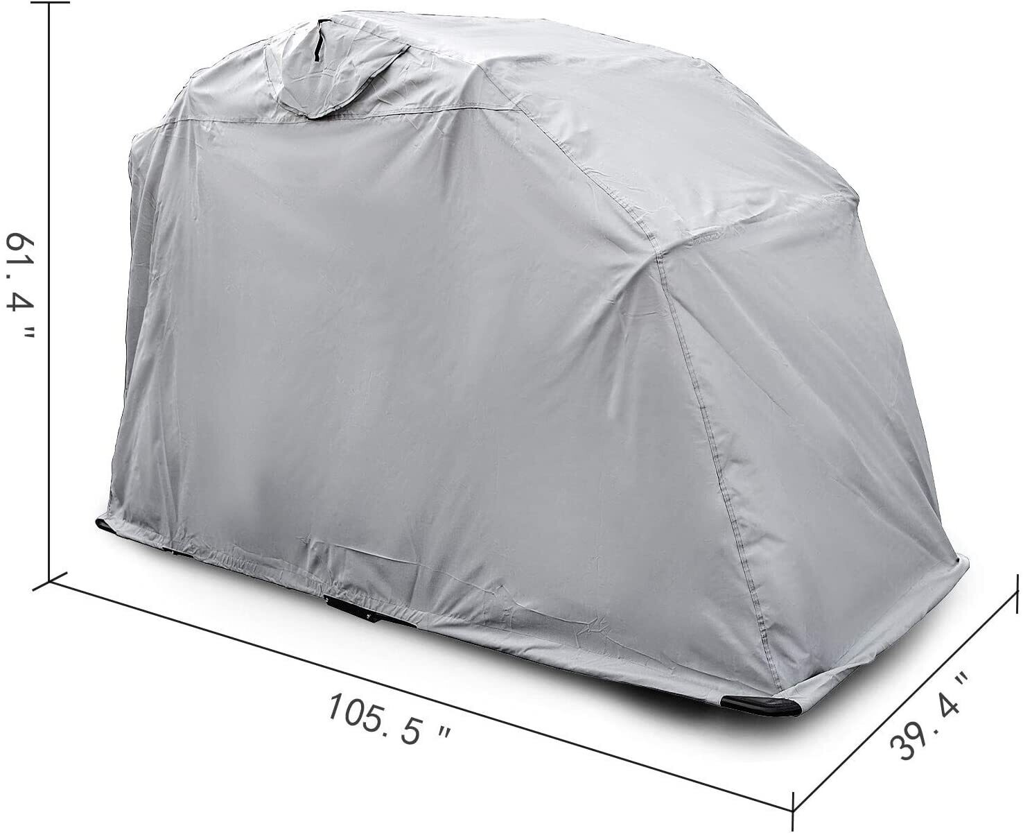 Small Silver Motorcycle Protection Garage Cover