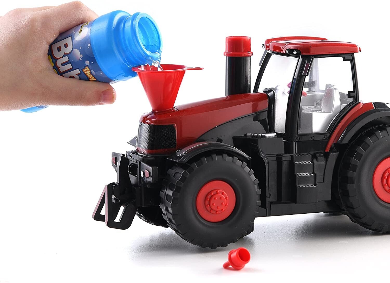 Bump &amp; Go Bubble Blowing Farm – Interactive Toy Farm with Bubble-Making Fun for Kids, Battery-Powered Playset