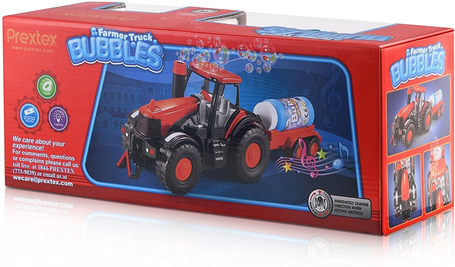 Bump &amp; Go Bubble Blowing Farm – Interactive Toy Farm with Bubble-Making Fun for Kids, Battery-Powered Playset