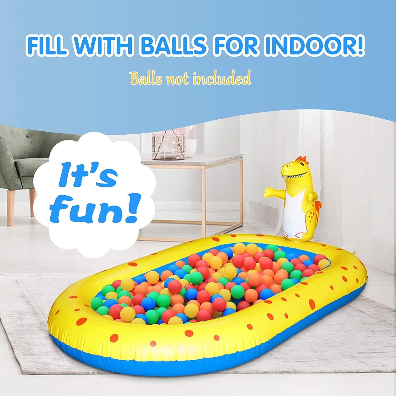 Water Toys Paddling Pool Sprinkler Wading Pool, Splash Pad Sprinkler Infant Swimming Pool for Garden Backyard Fountain Play Water Mat for 3 4 5 6 7+ Kids Boys Girls