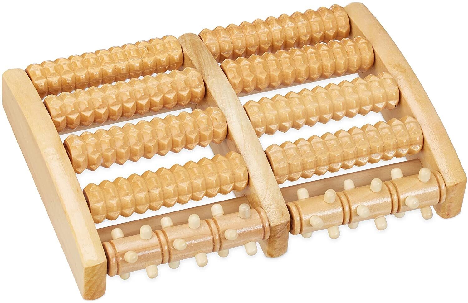 Wooden Foot Massager Roller, Lightweight Massager Bamboo Massager Durable