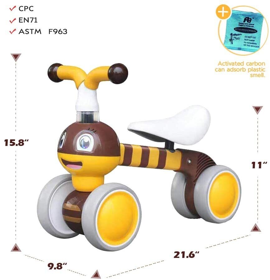 Children&#39;s Balance Bike – Lightweight Training Bike for Toddlers and Kids