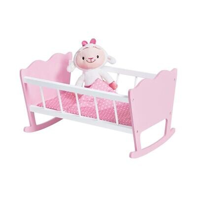 Jasmine Doll&#39;s Cradle Complete Set with 4 Pieces for Kids&#39; Pretend Play and Doll Care Activities