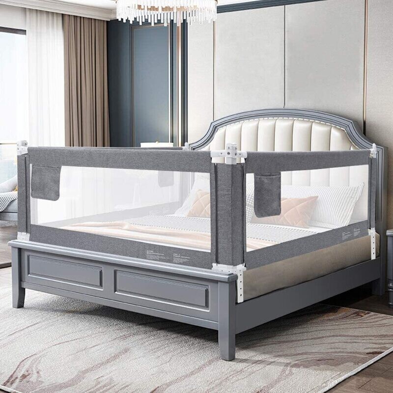 Children Bed Safety Protection Gate – Secure Guardrail for Toddler Beds