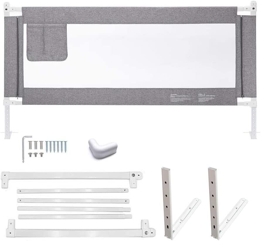 Children Bed Safety Protection Gate – Secure Guardrail for Toddler Beds