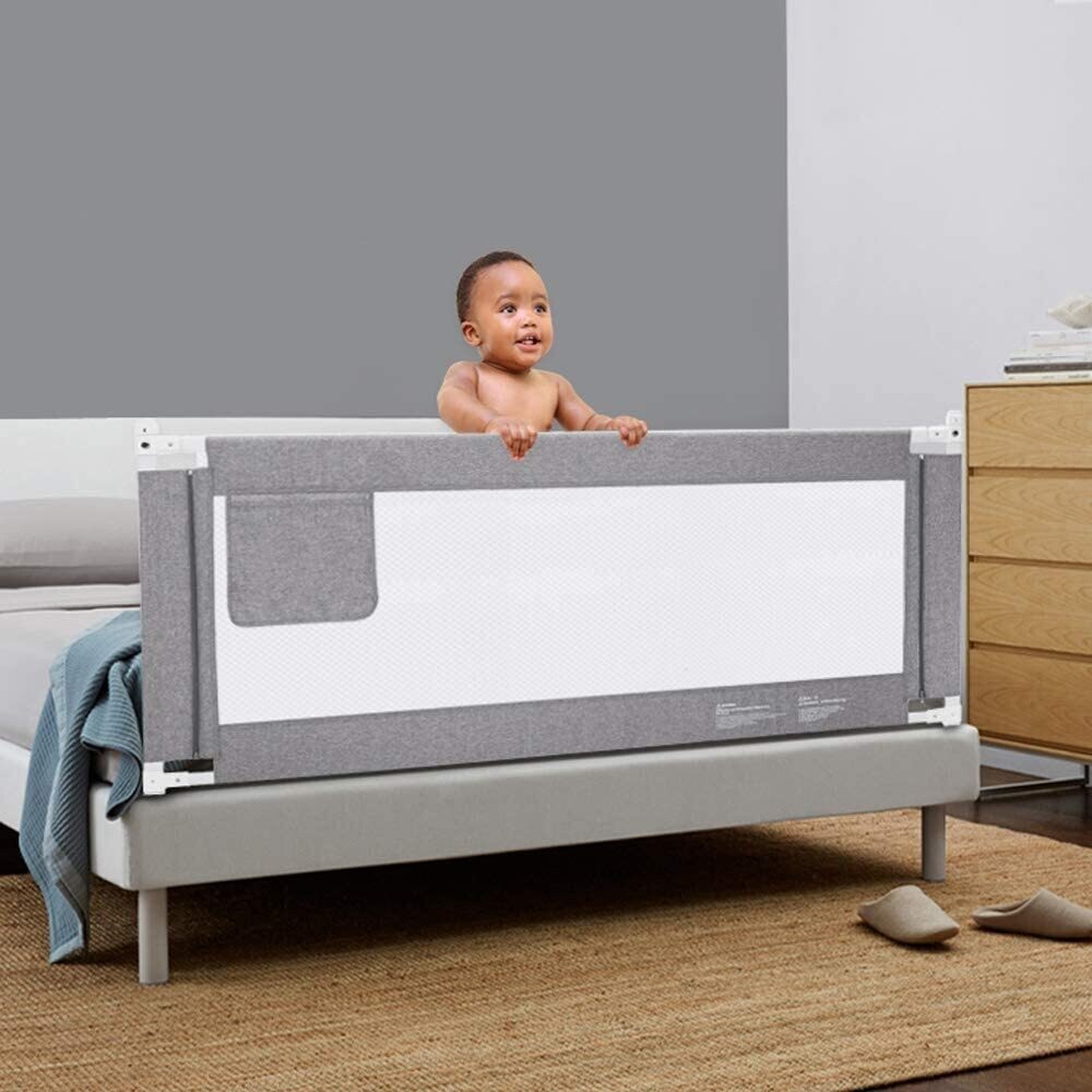 Children Bed Safety Protection Gate – Secure Guardrail for Toddler Beds
