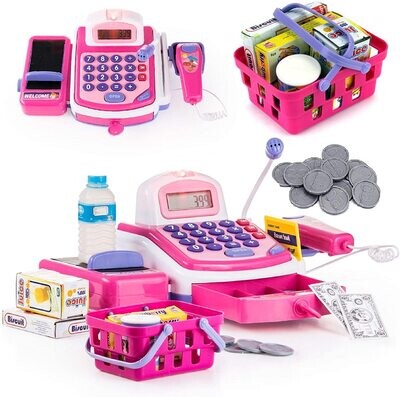 Pretend and Play Electronic Toy Cash Register
