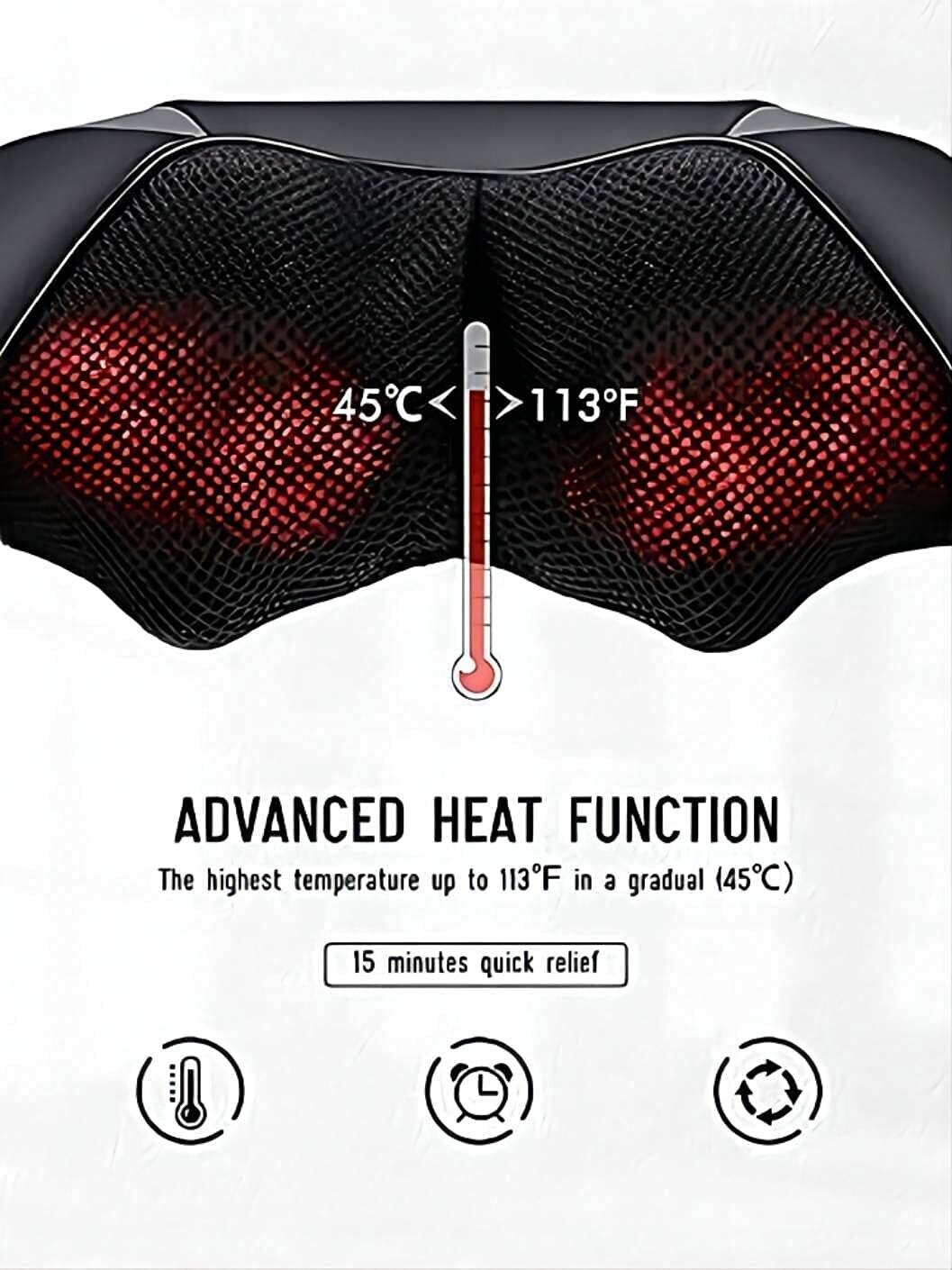Neck and Shoulder Massager with Heat