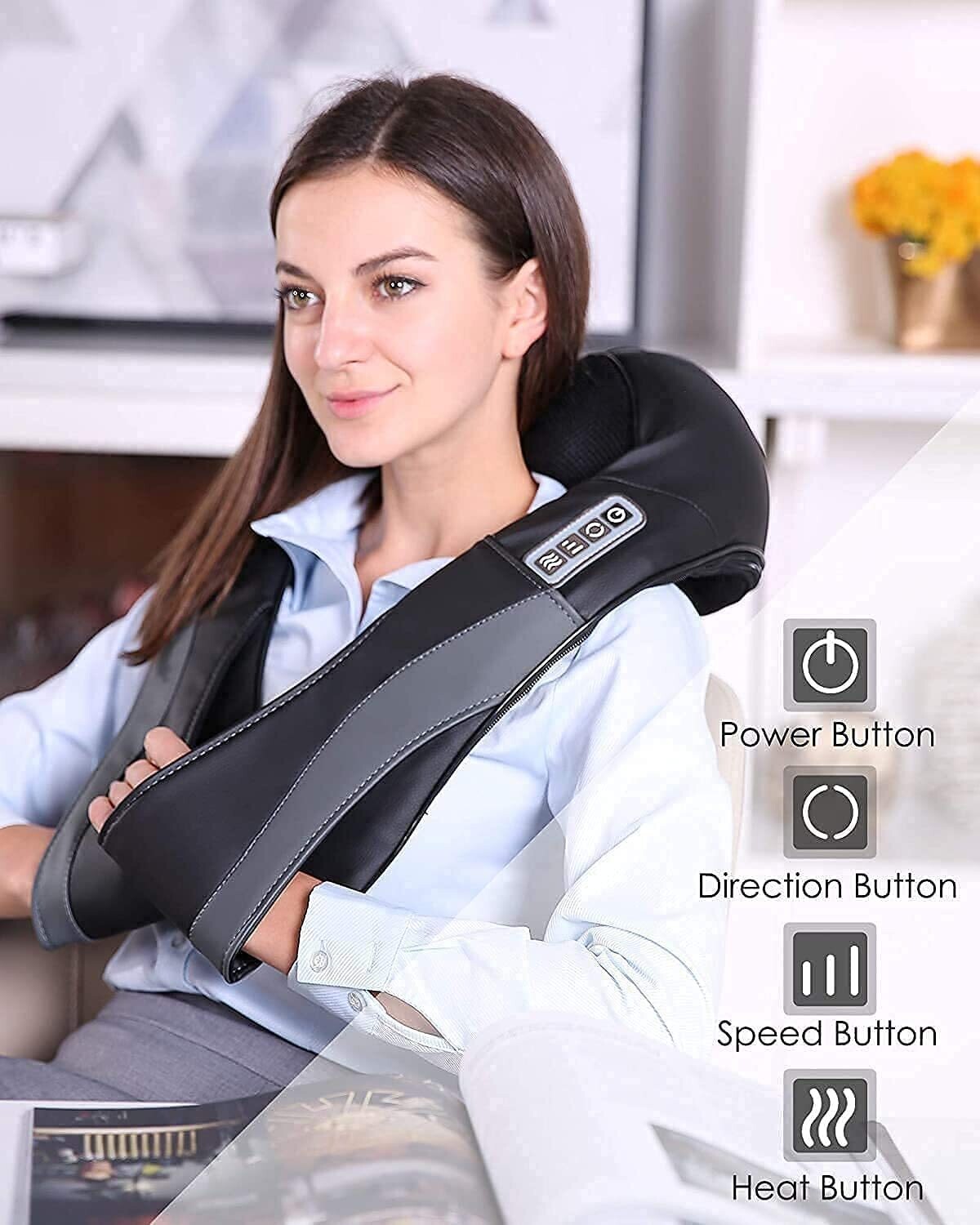 Neck and Shoulder Massager with Heat