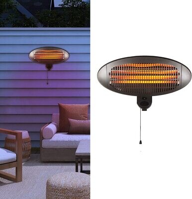 Electric Patio Heater – Outdoor Heating Solution for Patios, Decks, and Gardens with Adjustable Temperature Control