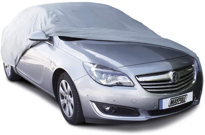 Breathable Full Car Cover, Grey, Large