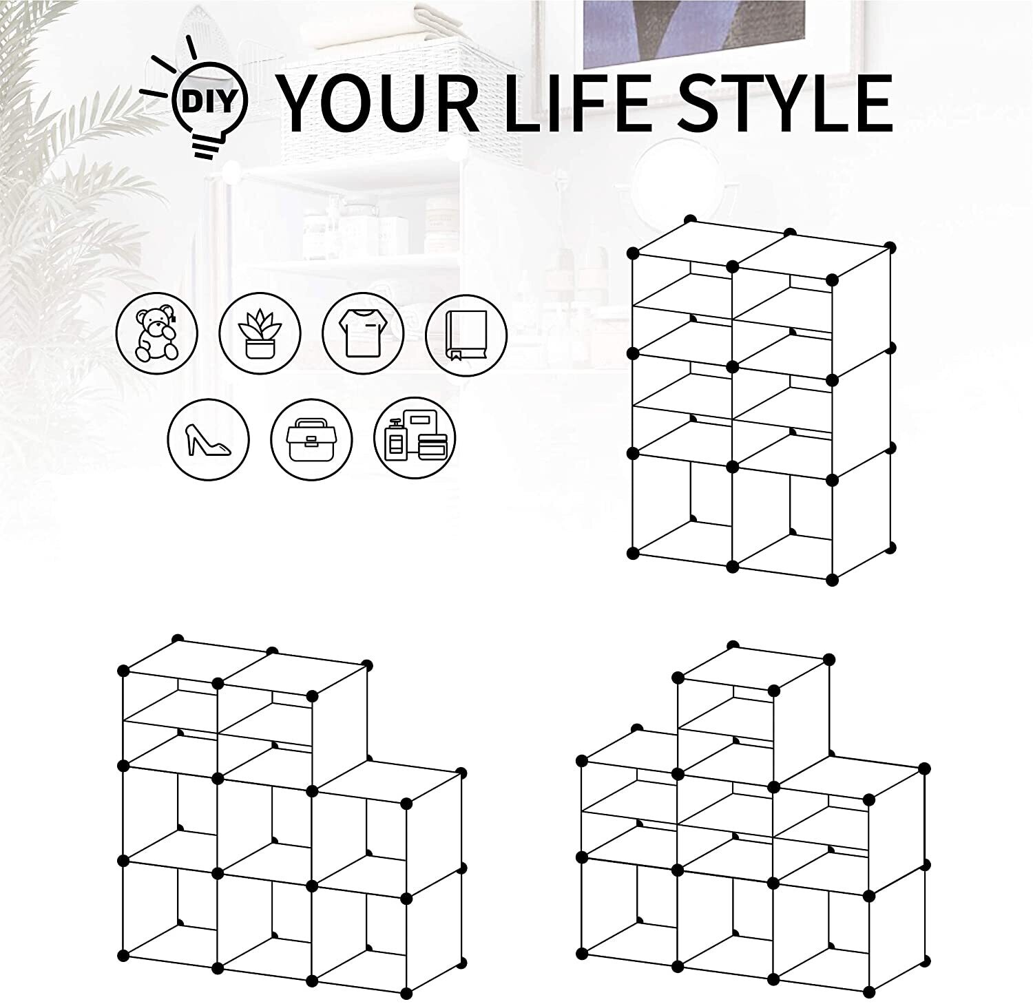 Portable Shoe Rack Shelves for shoes, boots Slippers