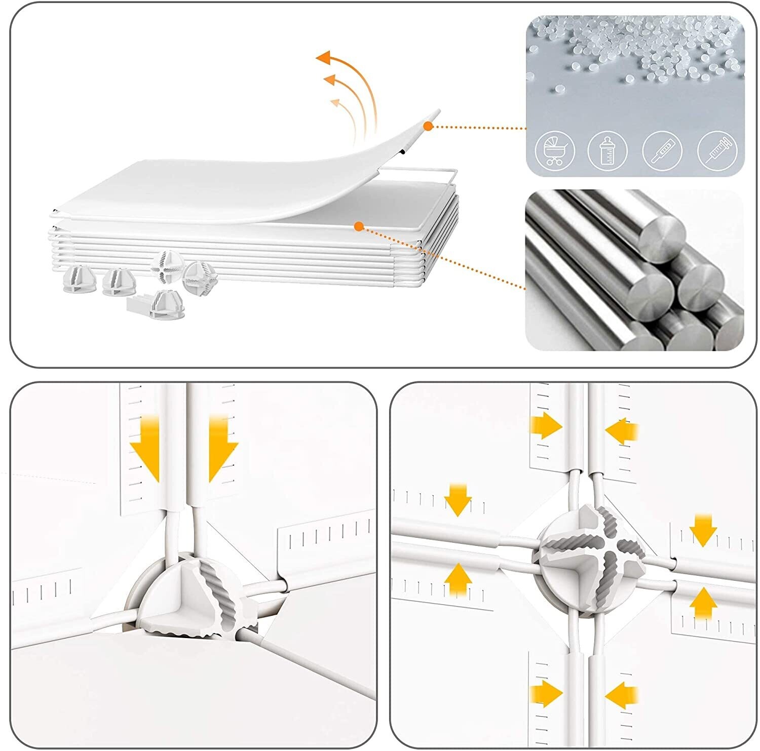 Portable Shoe Rack Shelves for shoes, boots Slippers
