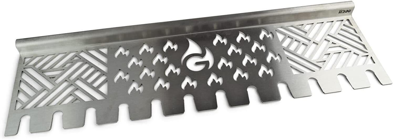 Warming Rack Multistation for Grill Original Weber Genesis II 300 Series Stainless Steel Multistation Warming Rack with Extra Deep Drumstick Holder